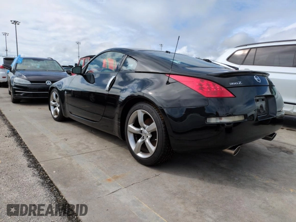 2007 Nissan 350Z with VIN JN1BZ34D57M506314, listed as a Copart auction lot 74861264 with 91,663 mi miles and Non Repairable. Bid and sale history available at DreamBid. Image 2.