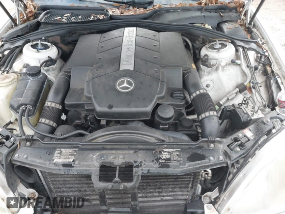 2001 Mercedes-Benz S-Class with VIN WDBNG75J21A204515, listed as a IAAI auction lot 41467757 with 1 mi miles. Bid and sale history available at carsss.com. Image 10.