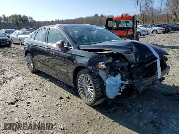 2014 Ford Fusion Titanium Hybrid with VIN 3FA6P0RU8ER238087, listed as a Copart auction lot 52515995 with Not provided miles and Salvage title. Bid and sale history available at DreamBid. Image 10.