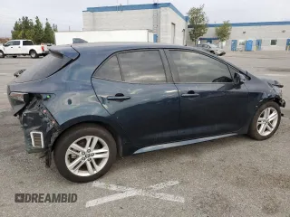2019 Toyota Corolla Hatchback SE with VIN JTNK4RBE4K3064176, listed as a Copart auction lot 76322054 with 44,187 mi miles and Salvage Title. Bid and sale history available at carsss.com. Image 3.