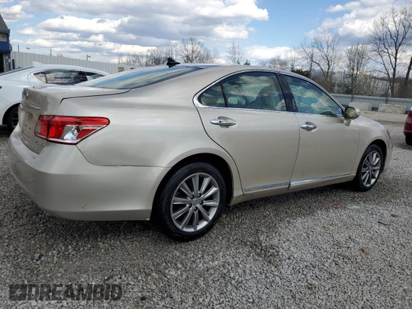 2012 Lexus ES with VIN JTHBK1EG5C2510172, listed as a Copart auction lot 50658755 with 122,427 mi miles and Non Repairable. Bid and sale history available at carsss.com. Image 3.
