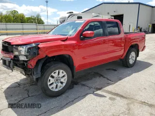 2023 Nissan Frontier SV with VIN 1N6ED1EK1PN607514, listed as a Copart auction lot 55260955 with 46,060 mi miles and Salvage title. Bid and sale history available at DreamBid. Image 1.