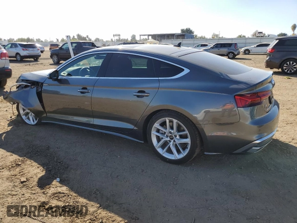 2023 Audi A5 Sportback S line Premium Plus with VIN WAUFACF55PA038546, listed as a Copart auction lot 72981523 with 7,169 mi miles. Bid and sale history available at carsss.com. Image 2.