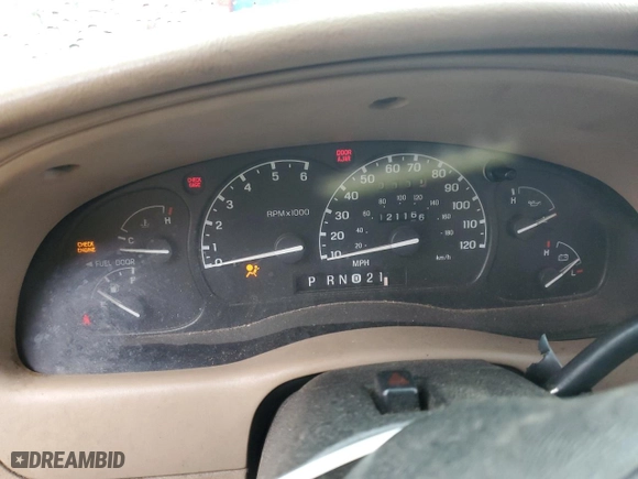 2002 Ford Ranger XL Fleet with VIN 1FTYR44U52PA26309, listed as a Copart auction lot 45275035 with 121,166 mi miles and Salvage Title. Bid and sale history available at carsss.com. Image 9.