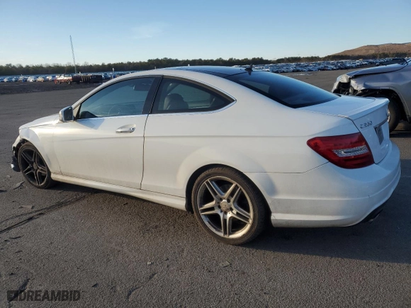 2014 Mercedes-Benz C-Class C 250 with VIN WDDGJ4HB1EG271744, listed as a Copart auction lot 45406945 with 87,792 mi miles and Salvage Title. Bid and sale history available at carsss.com. Image 2.