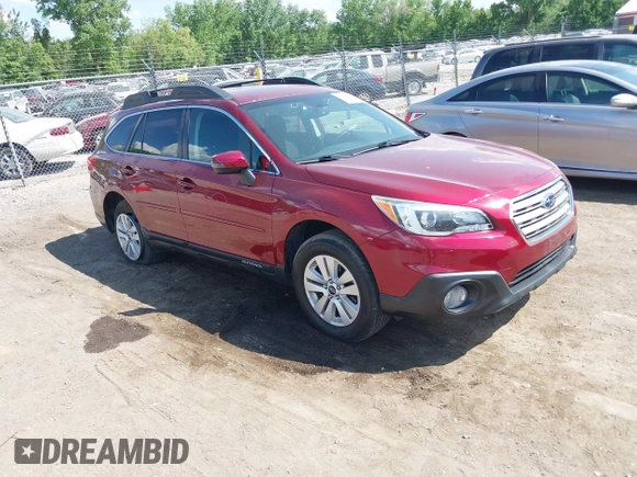 2015 Subaru Outback Premium with VIN 4S4BSBFC8F3290152, listed as a IAAI auction lot 42272736 with 44,006 mi miles and . Bid and sale history available at DreamBid. Image 1.