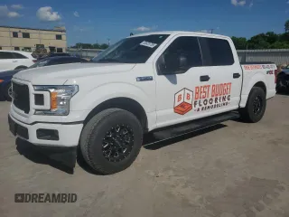 2020 Ford F-150 XL with VIN 1FTEW1C56LKF02702, listed as a Copart auction lot 53528735 with 92,288 mi miles and Salvage title. Bid and sale history available at DreamBid. Image 1.