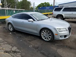 2012 Audi A7 Premium Plus with VIN WAUSGAFC1CN001528, listed as a Copart auction lot 59407645 with 133,809 mi miles and Clean title. Bid and sale history available at DreamBid. Image 4.