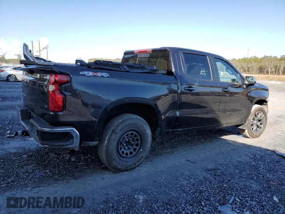2023 Chevrolet Silverado 1500 LT with VIN 1GCPDDEK2PZ179443, listed as a Copart auction lot 42834445 with 49,393 mi miles and Salvage Title. Bid and sale history available at carsss.com. Image 3.