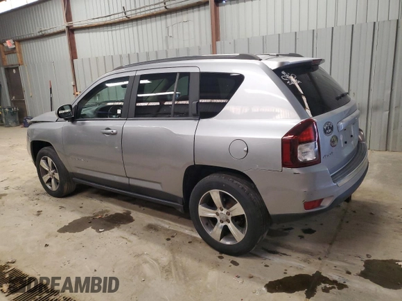 2016 Jeep Compass Latitude with VIN 1C4NJDEB9GD785500, listed as a Copart auction lot 50600975 with 86,649 mi miles and Salvage Title. Bid and sale history available at carsss.com. Image 2.