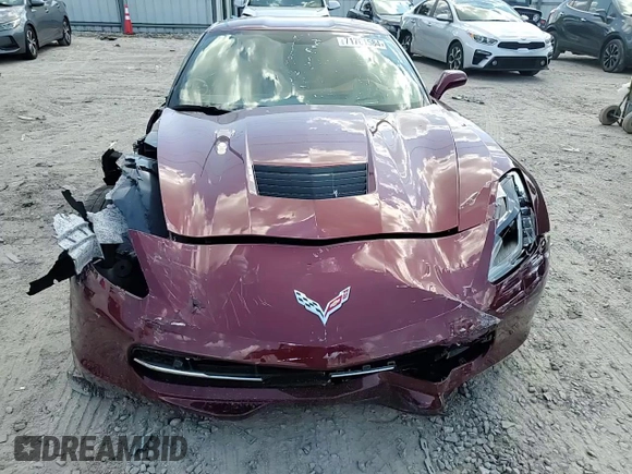 2019 Chevrolet Corvette 3LT with VIN 1G1YF2D70K5103549, listed as a Copart auction lot 71761584 with 25,841 mi miles and Salvage Title. Bid and sale history available at carsss.com. Image 11.