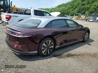 2023 Lucid Air Touring z VIN 50EA1TEA2PA005639, wystawiony jako Copart lot #89248295 z przebiegiem 853 mil mil oraz Szkoda całkowita • Salvage title. Historia ofert i sprzedaży dostępna na DreamBid. Obrazek 3.