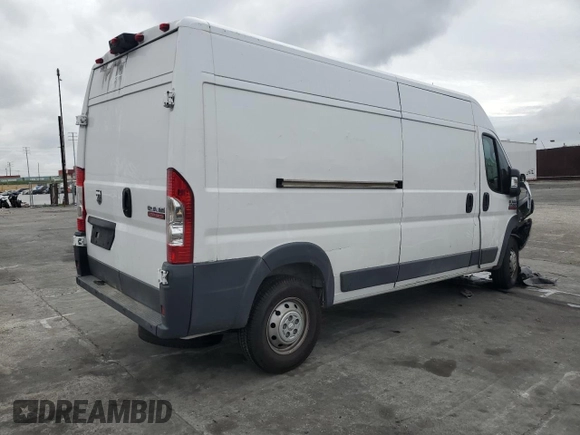 2017 Ram ProMaster Cargo with VIN 3C6TRVDG5HE550263, listed as a Copart auction lot 47997125 with 54,731 mi miles and Salvage Title. Bid and sale history available at carsss.com. Image 3.