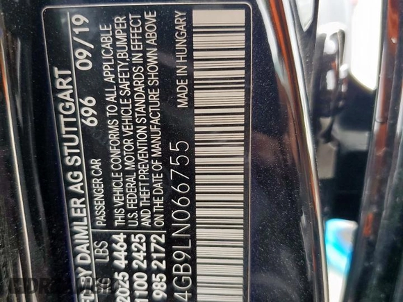 2020 Mercedes-Benz CLA 250 with VIN WDD5J4GB9LN066755, listed as a Copart auction lot 51023305 with 84,345 mi miles and Salvage Title. Bid and sale history available at DreamBid. Image 14.