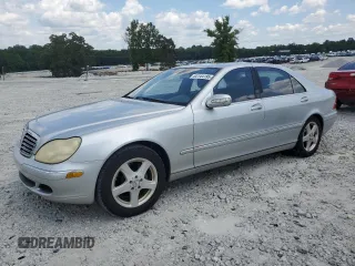 2004 Mercedes-Benz S 430 with VIN WDBNG70J24A427049, listed as a Copart auction lot 63144195 with Not provided miles and Clean title. Bid and sale history available at DreamBid. Image 1.