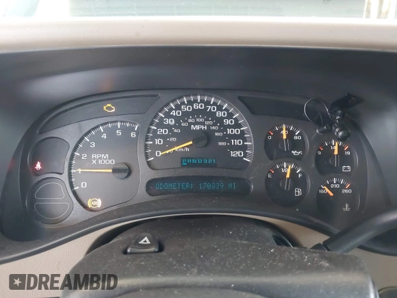 2003 Chevrolet Tahoe LS with VIN 1GNEK13ZX3J298949, listed as a IAAI auction lot 41896617 with 170,339 mi miles and . Bid and sale history available at DreamBid. Image 7.