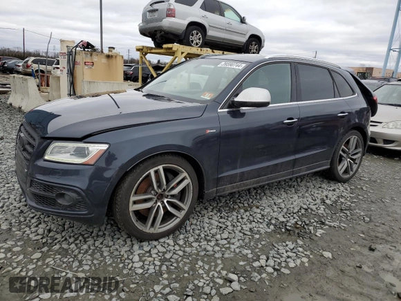2017 Audi SQ5 Premium Plus with VIN WA1CCAFP2HA031443, listed as a Copart auction lot 39590744 with 132,680 mi miles. Bid and sale history available at carsss.com. Image 1.