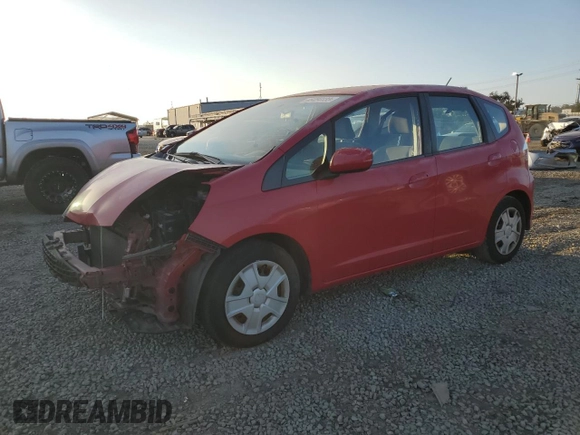 2013 Honda Fit with VIN JHMGE8H35DC076149, listed as a Copart auction lot 46454135 with 153,392 mi miles and Salvage Title. Bid and sale history available at carsss.com. Image 1.