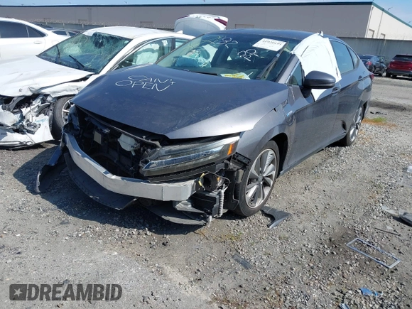 2018 Honda Clarity Plug-In Hybrid with VIN JHMZC5F19JC021696, listed as a IAAI auction lot 41920191 with 1 mi miles. Bid and sale history available at carsss.com. Image 19.