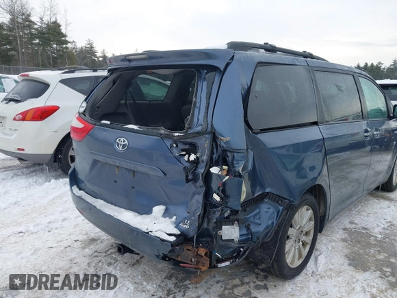 2017 Toyota Sienna XLE с VIN 5TDDZ3DC9HS159153, выставлен на аукционе IAAI как лот 41350390 с пробегом 110 715 миль миль и . История ставок и продаж доступна на DreamBid. Изображение 6.