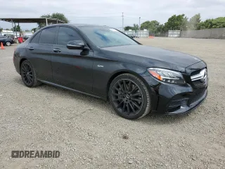 2021 Mercedes-Benz C 43 AMG with VIN W1KWF6EB9MR616681, listed as a Copart auction lot 66901253 with 40,668 mi miles and . Bid and sale history available at DreamBid. Image 4.