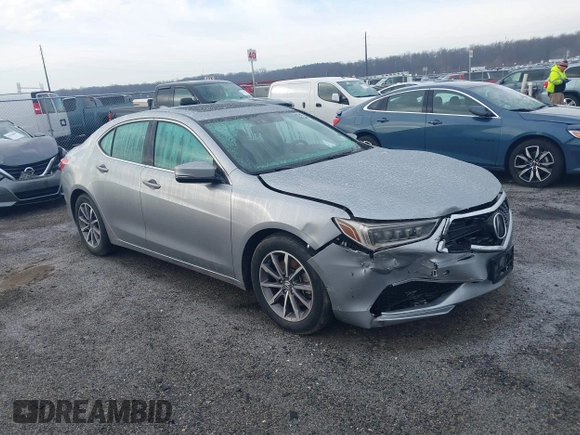 2020 Acura TLX w/Technology Pkg with VIN 19UUB1F52LA012204, listed as a IAAI auction lot 41467041 with 31,484 mi miles. Bid and sale history available at carsss.com. Image 1.