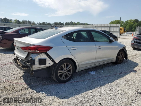 2018 Hyundai Elantra SEL with VIN 5NPD84LF6JH341487, listed as a Copart auction lot 53723025 with 147,101 mi miles and Clean Title. Bid and sale history available at DreamBid. Image 3.