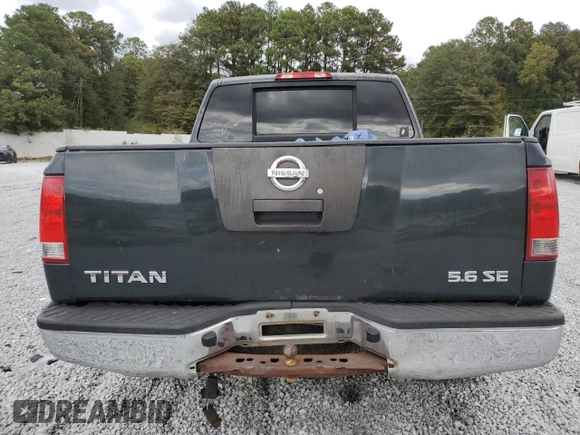 2008 Nissan Titan SE with VIN 1N6BA07D38N317782, listed as a Copart auction lot 78013974 with 250,360 mi miles and Salvage Title. Bid and sale history available at carsss.com. Image 6.