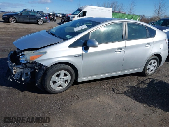 2010 Toyota Prius II with VIN JTDKN3DU1A0047225, listed as a IAAI auction lot 41833174 with 218,334 mi miles. Bid and sale history available at carsss.com. Image 2.