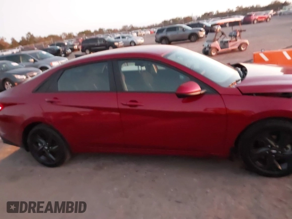 2023 Hyundai Elantra SEL with VIN KMHLM4AG9PU575684, listed as a IAAI auction lot 41205531 with 13,656 mi miles and . Bid and sale history available at DreamBid. Image 13.