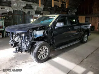 2022 Chevrolet Silverado 1500 LT with VIN 1GCPDKEK5NZ640264, listed as a Copart auction lot 73752134 with 23,878 mi miles and Salvage Title. Bid and sale history available at carsss.com. Image 1.