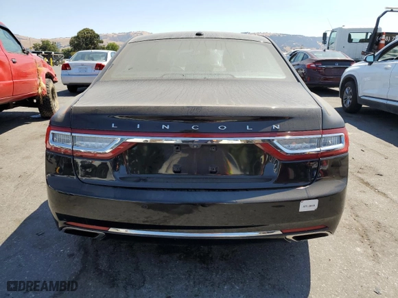 2017 Lincoln Continental Livery with VIN 1LN6L9HK5H5601586, listed as a Copart auction lot 63629144 with 91,068 mi miles and Salvage Title. Bid and sale history available at carsss.com. Image 6.