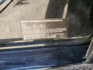 2014 BMW 3 Series 328d xDrive with VIN WBA3D5C5XEKX98716, listed as a Copart auction lot 58066525 with 146,528 mi miles and Salvage title. Bid and sale history available at DreamBid. Image 12.