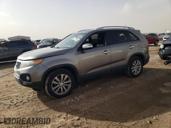 2011 Kia Sorento EX with VIN 5XYKUDA28BG178675, listed as a Copart auction lot 47277865 with 165,512 mi miles and Salvage Title. Bid and sale history available at carsss.com. Image 1.