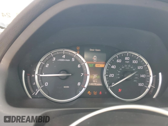 2016 Acura TLX Technology with VIN 19UUB2F58GA003079, listed as a Copart auction lot 55555105 with 148,295 mi miles and Salvage title. Bid and sale history available at DreamBid. Image 9.