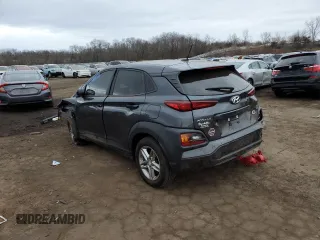 2020 Hyundai Kona SE with VIN KM8K12AAXLU467704, listed as a Copart auction lot 46981715 with 0 mi miles and Salvage Title. Bid and sale history available at carsss.com. Image 2.
