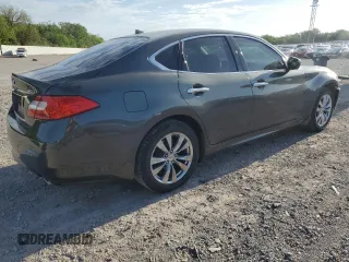 2013 Infiniti M with VIN JN1BY1AR8DM600769, listed as a Copart auction lot 54077445 with 96,498 mi miles and Salvage title. Bid and sale history available at DreamBid. Image 3.