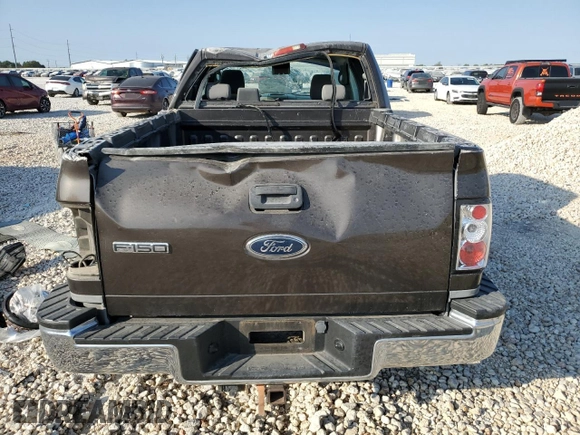 2005 Ford F-150 XLT with VIN 1FTPX02575KC00100, listed as a Copart auction lot 75276604 with 126,922 mi miles and Salvage Title. Bid and sale history available at carsss.com. Image 6.