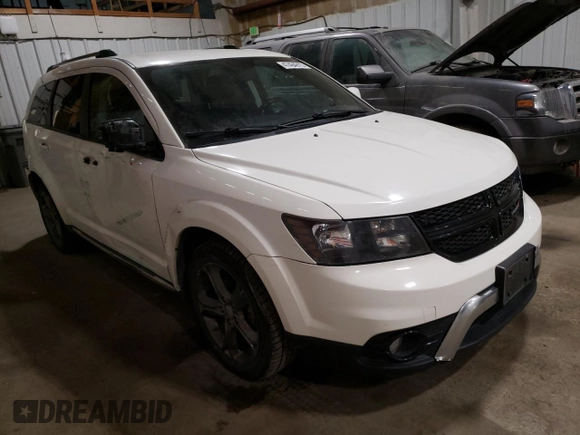 2015 Dodge Journey Crossroad with VIN 3C4PDDGGXFT748991, listed as a Copart auction lot 47484915 with 124,367 mi miles and Salvage Title. Bid and sale history available at carsss.com. Image 4.