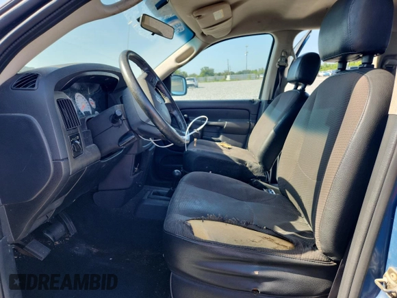 2005 Dodge 1500 SLT z VIN 1D7HU18D95J591540, wystawiony jako Copart lot #58260035 z przebiegiem 232 384 mil mil oraz Szkoda całkowita • Salvage title. Historia ofert i sprzedaży dostępna na DreamBid. Obrazek 7.