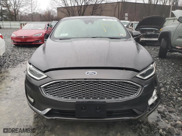 2019 Ford Fusion Hybrid Titanium with VIN 3FA6P0RU2KR260520, listed as a Copart auction lot 49221185 with 176,988 mi miles and Salvage Title. Bid and sale history available at carsss.com. Image 5.