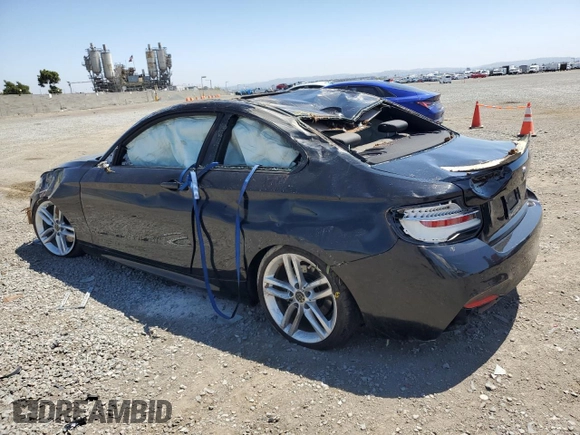 2016 BMW 2 Series 228i with VIN WBA1F9C53GV546624, listed as a Copart auction lot 57800425 with 96,608 mi miles and Salvage title. Bid and sale history available at DreamBid. Image 2.