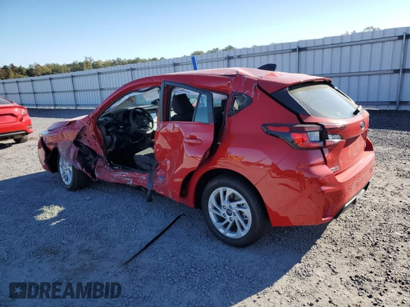 2024 Subaru Impreza with VIN JF1GUABC9R8308613, listed as a Copart auction lot 76485074 with 7,512 mi miles and Salvage Title. Bid and sale history available at carsss.com. Image 2.