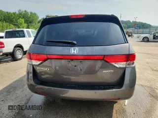 2015 Honda Odyssey Touring Elite with VIN 5FNRL5H98FB125532, listed as a Copart auction lot 60656485 with 184,421 mi miles and Non repairable. Bid and sale history available at DreamBid. Image 6.