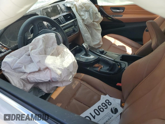 2015 BMW 4 Series 435i с VIN WBA3R1C55FK194700, выставлен на аукционе Copart как лот 53197794 с пробегом Не указан миль и Списание • Salvage title. История ставок и продаж доступна на DreamBid. Изображение 8.