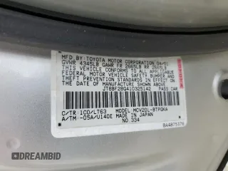 2001 Lexus ES 300 with VIN JT8BF28G410325142, listed as a Copart auction lot 58033085 with 202,542 mi miles and Salvage title. Bid and sale history available at DreamBid. Image 12.