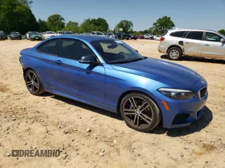 2018 BMW 2 Series M240i with VIN WBA2J5C59JVC07341, listed as a Copart auction lot 45377333 with 41,486 mi miles. Bid and sale history available at carsss.com. Image 4.