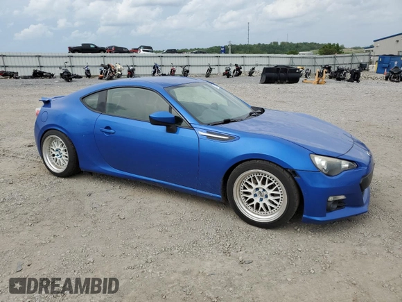 2014 Subaru BRZ Limited with VIN JF1ZCAC17E9600385, listed as a Copart auction lot 52814065 with 122,773 mi miles and Salvage title. Bid and sale history available at DreamBid. Image 4.