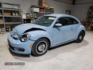 2012 Volkswagen Beetle 2.5L PZEV with VIN 3VWJP7ATXCM653046, listed as a Copart auction lot 49327205 with 131,934 mi miles and Salvage Title. Bid and sale history available at carsss.com. Image 1.