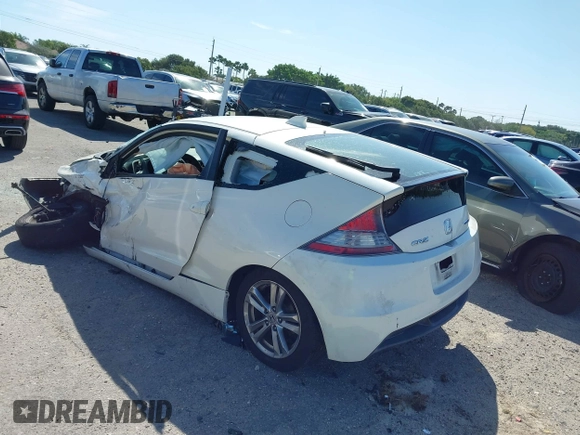 2011 Honda CR-Z with VIN JHMZF1D40BS004225, listed as a IAAI auction lot 41742750 with 151,560 mi miles. Bid and sale history available at carsss.com. Image 3.